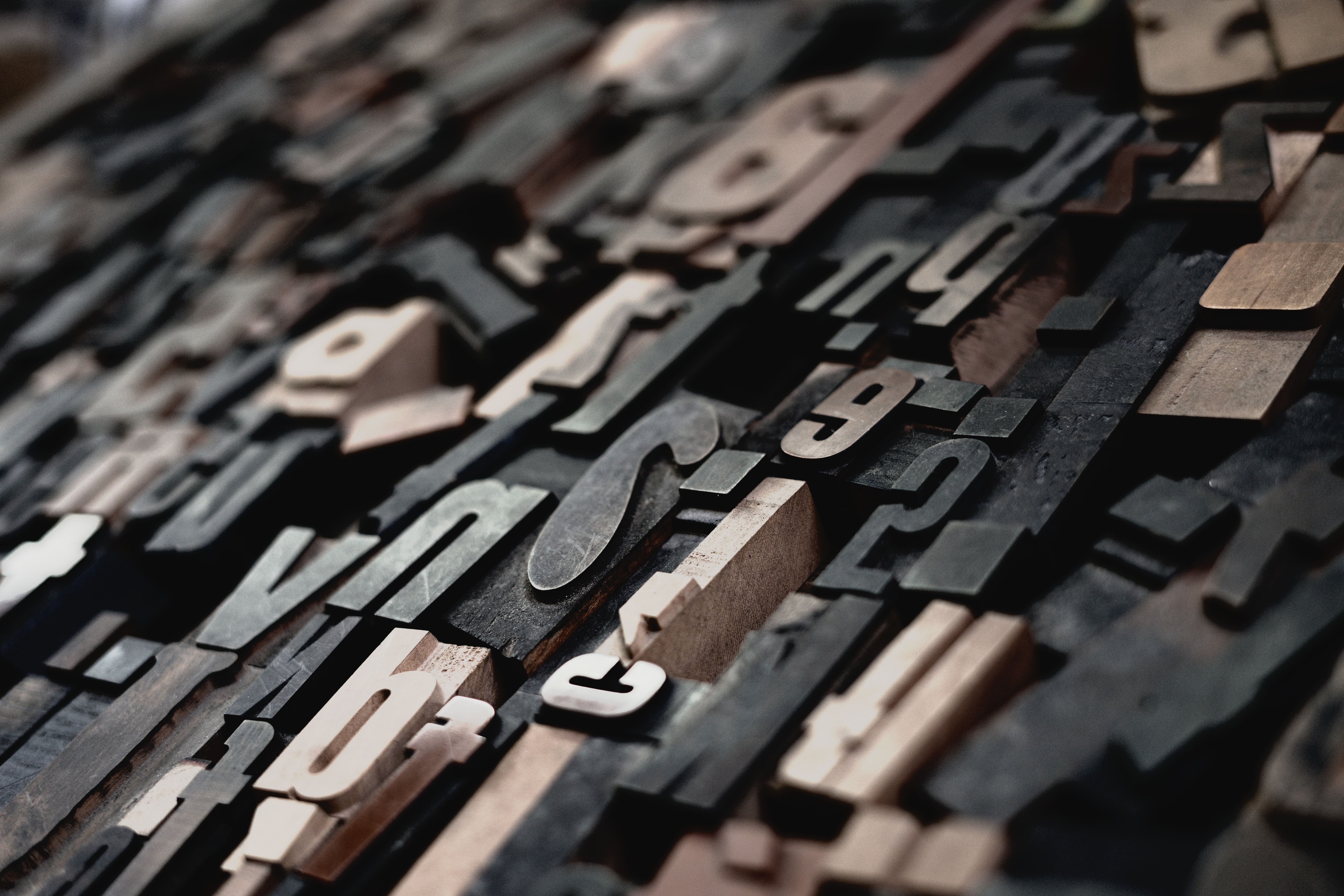 typesetting in wood